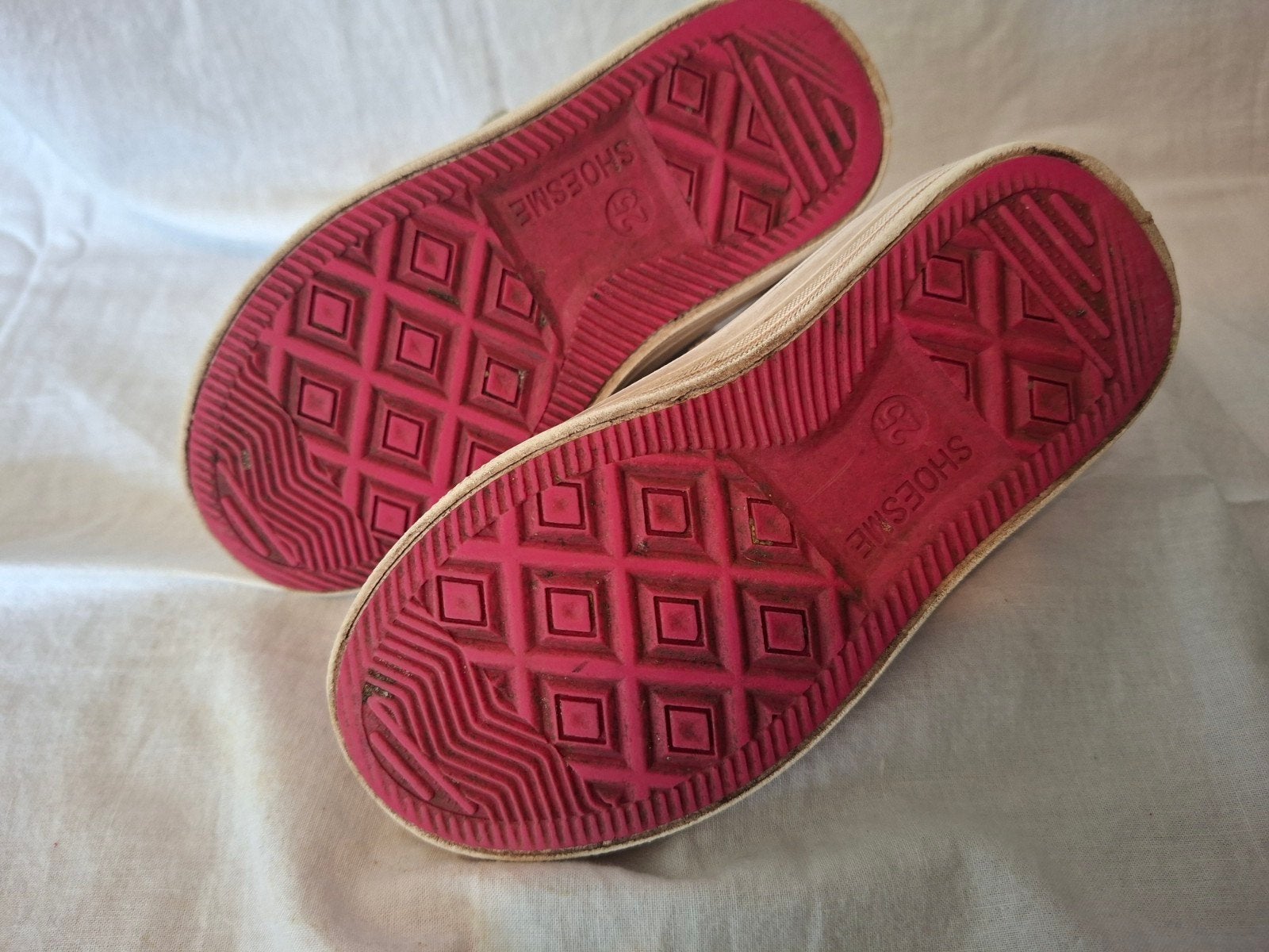 Foto 5 van Shoesme sneakers wit met luipaardprint en klittenband