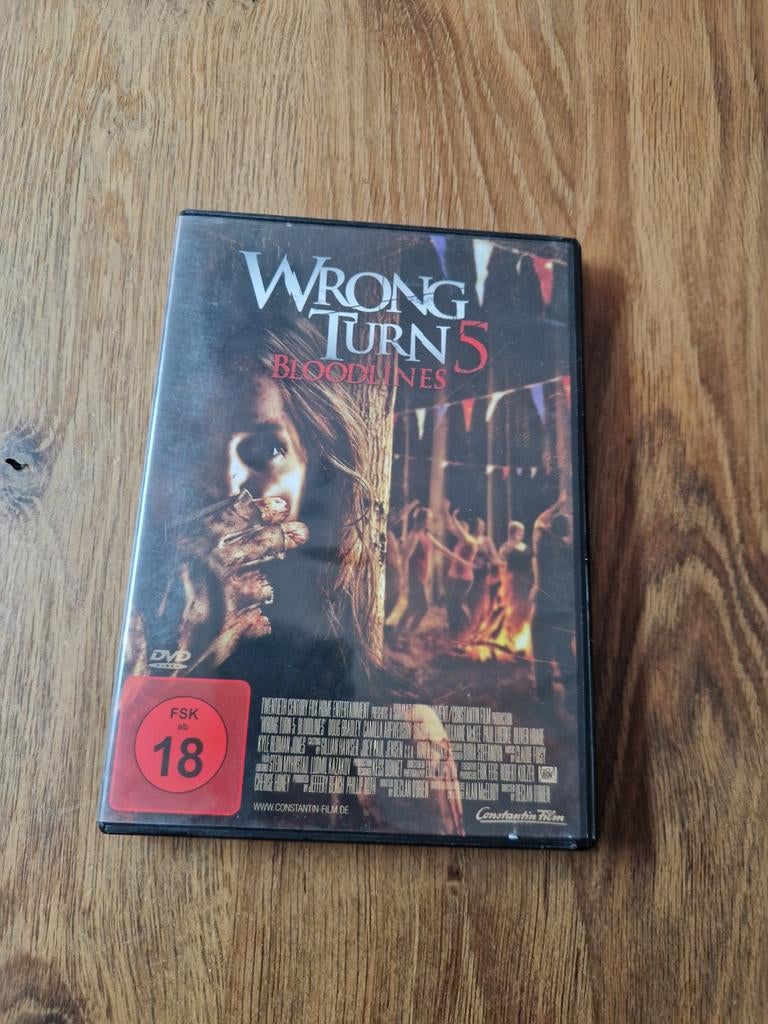 Wrong turn 5 dvd bloodlines, Vanaf 16 jaar, Verzenden, Zo goed als nieuw