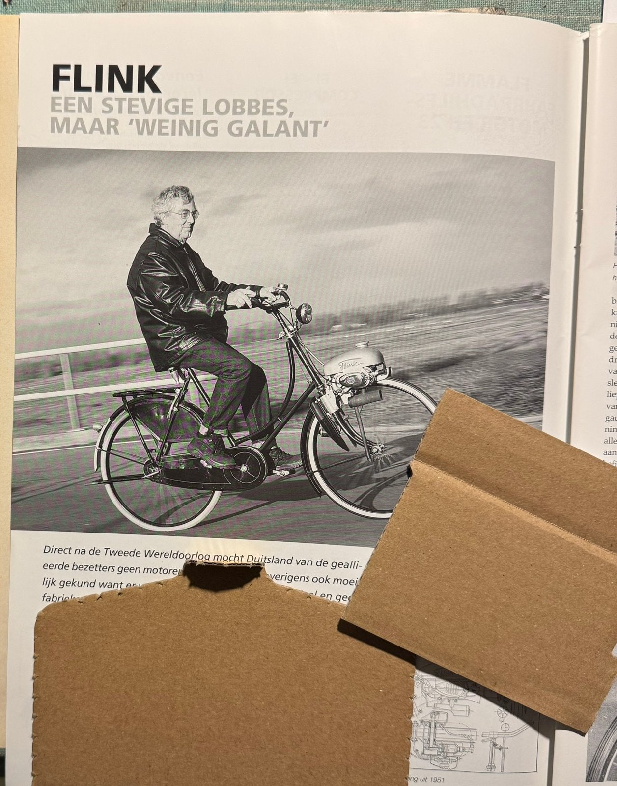 Verslag Flink hulpmotor, Verzenden, Zo goed als nieuw, Auto's