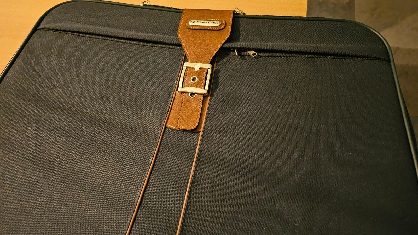 koffer, samsonite , kleur groen, Overige materialen, Gebruikt, Wieltjes, Ophalen
