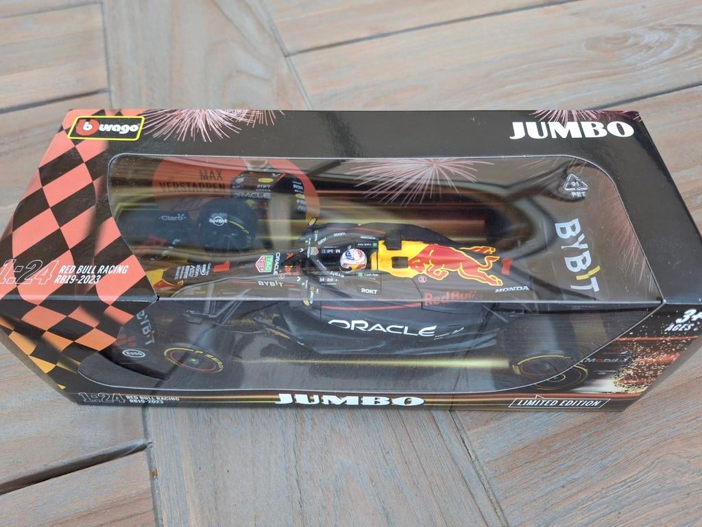 Red Bull Max Verstappen F1 auto, Ophalen of Verzenden, Nieuw, Bburago