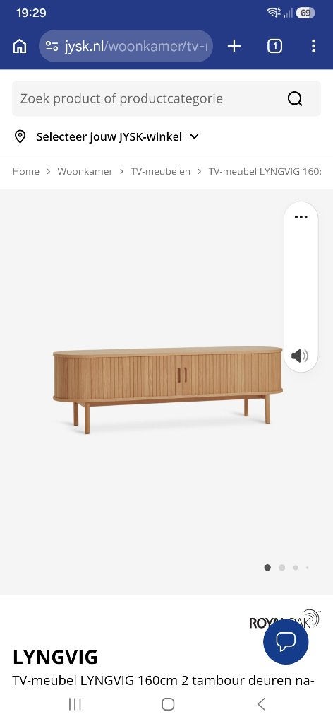 ZGAN tv meubel, Huis en Inrichting, Ophalen, 150 tot 200 cm, Minder dan 100 cm, 25 tot 50 cm