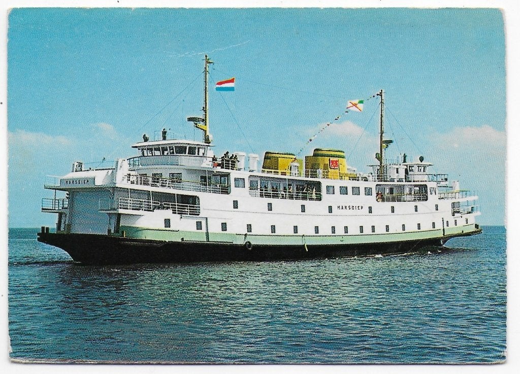 Texel boot Marsdiep Ongelopen Ansichtkaart ( B2690 ), Ophalen of Verzenden, 1980 tot heden, Gelopen, Waddeneilanden