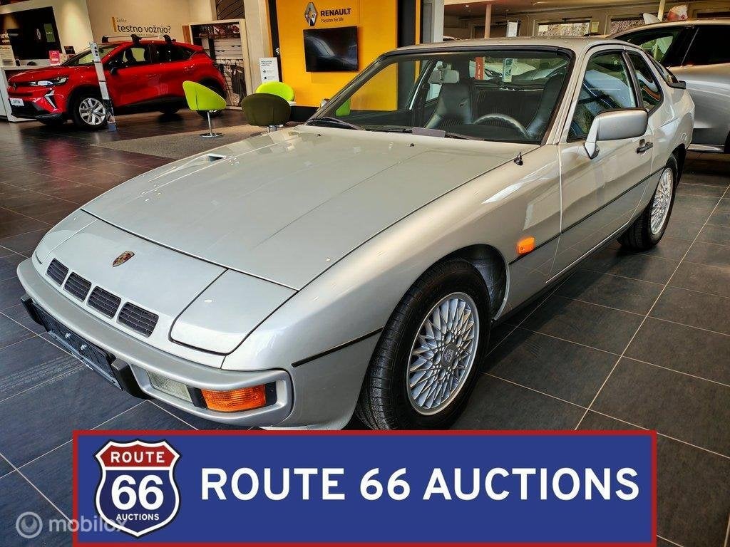 Porsche 924 Turbo | 1980 | Route 66 Auctions, Auto's, Overige carrosserieën, Zwart, Bedrijf, Porsche