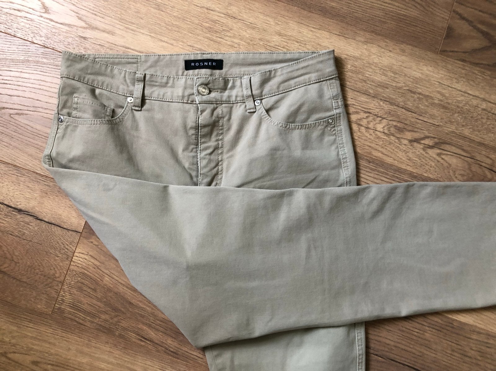 Rosner Jeans Dames Broek - Zo goed als nieuw, Beige, Maat 42/44 (L), Ophalen of Verzenden, Zo goed als nieuw