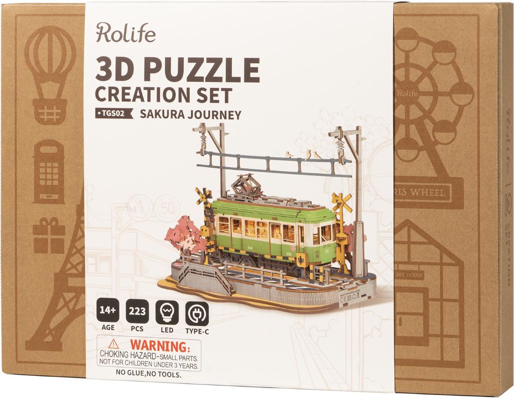 Robotime Sakura Journey nieuw, Ophalen of Verzenden, Nieuw, Knutselwerk