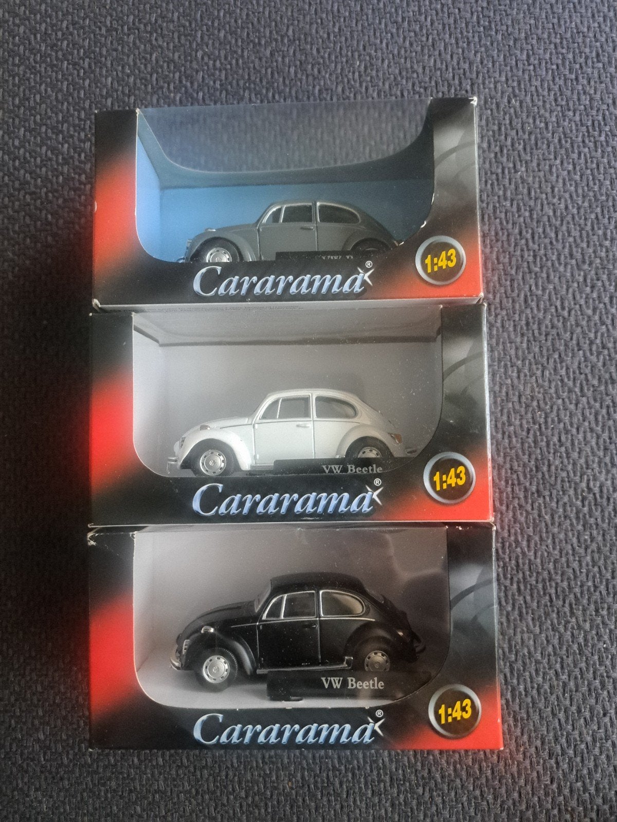 Cararama model vw beetle 3x in o.v.p, Hobby en Vrije tijd, Overige merken, Auto, Ophalen of Verzenden, Zo goed als nieuw