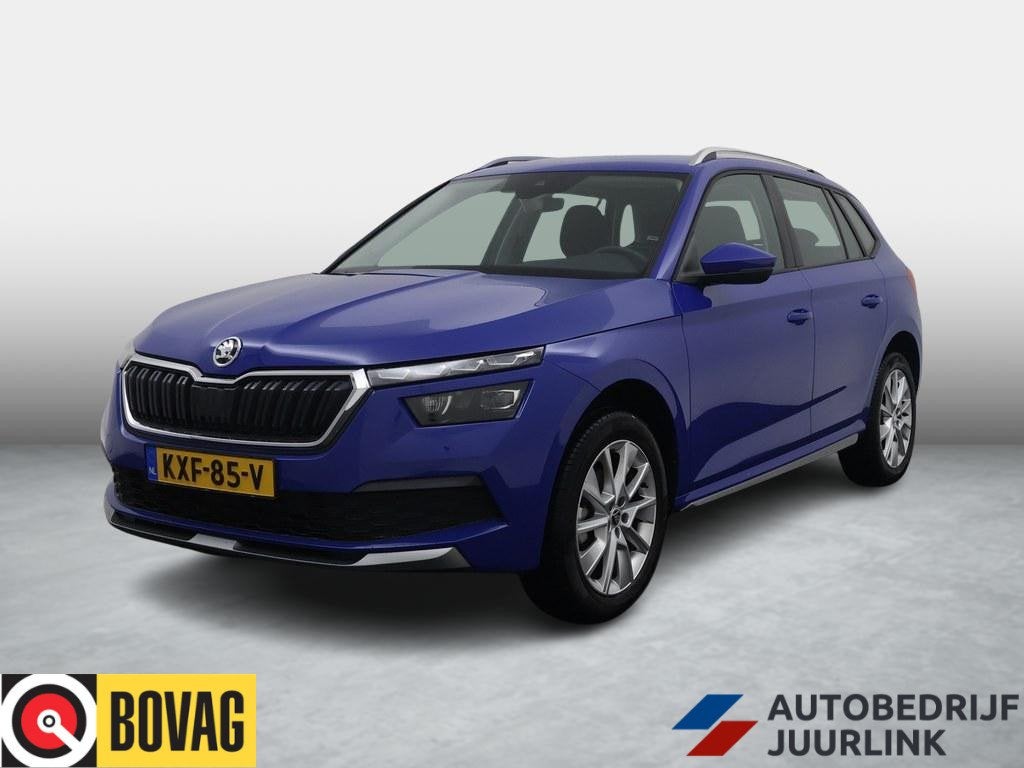 Skoda Kamiq 1.0 TSI Style Led.Matrix/VC/Ecc/Keyless/Nav, Auto's, Voorwielaandrijving, Dealer onderhouden, Stof, Euro 6