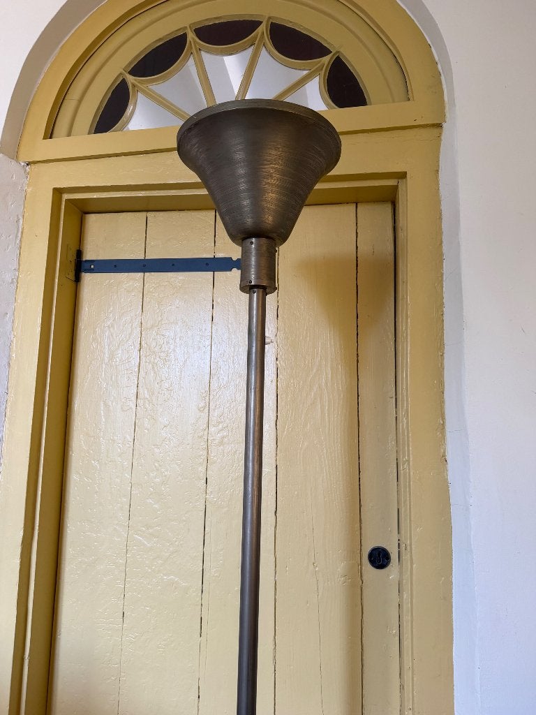 Gispen vloerlamp, Huis en Inrichting, Ophalen, Gebruikt, E27 (groot), Metaal