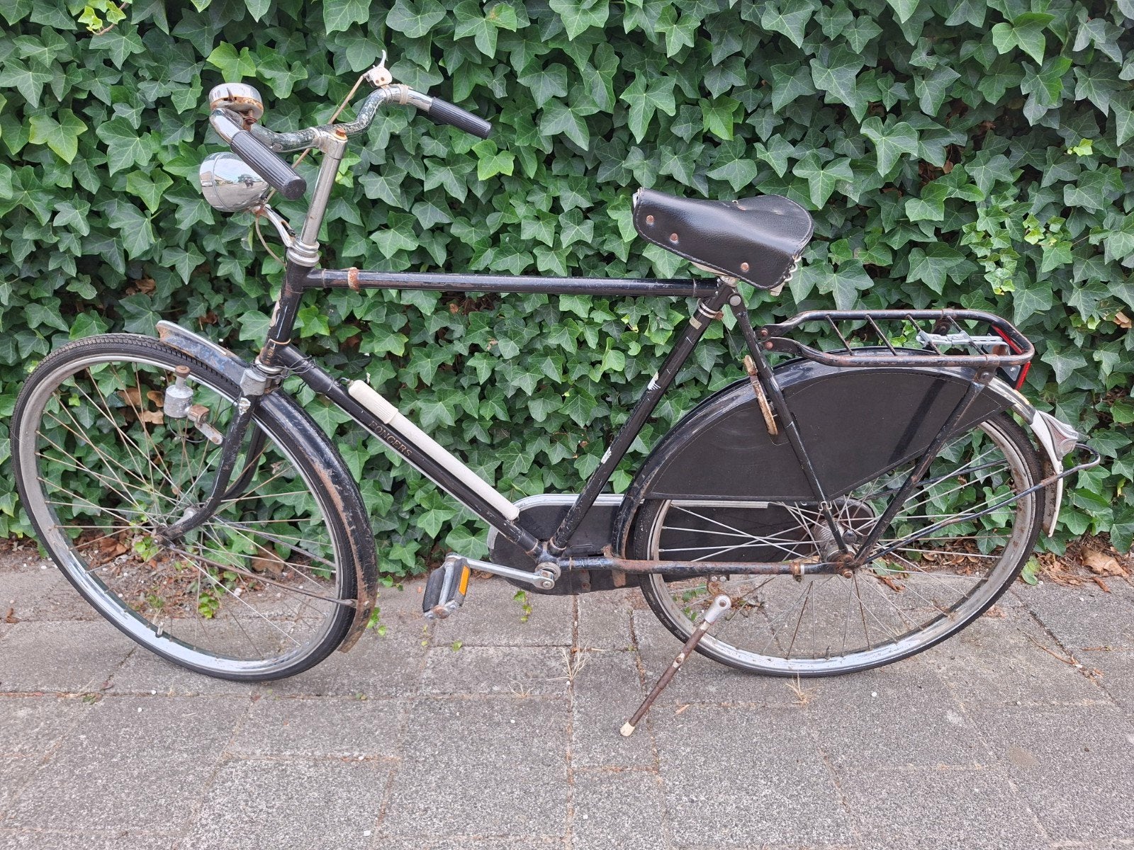 Oerdegelijke oude Fongers herenfiets (1963), Ophalen, Terugtraprem, Jaren '60 of nieuwer, Fongers