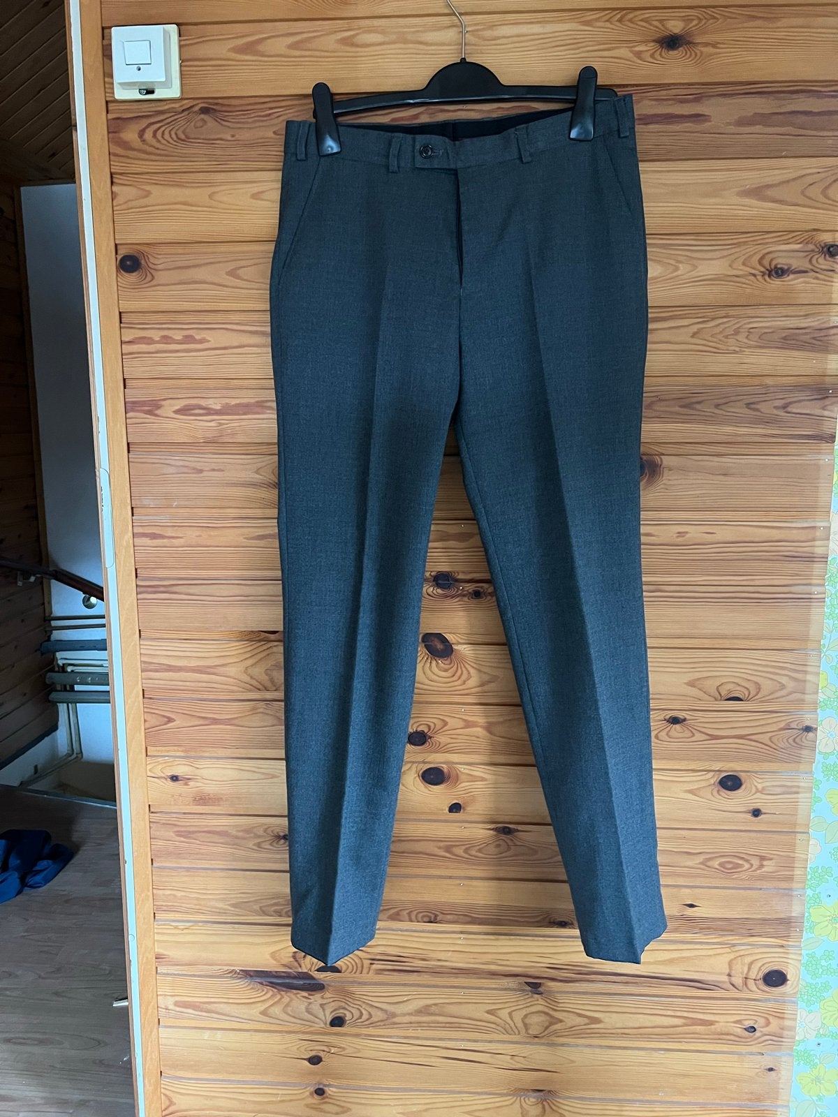 Angelo Litrico Slim Fit Pantalon - Maat 46 (S), Ophalen of Verzenden, Zo goed als nieuw, Maat 46 (S) of kleiner, Grijs