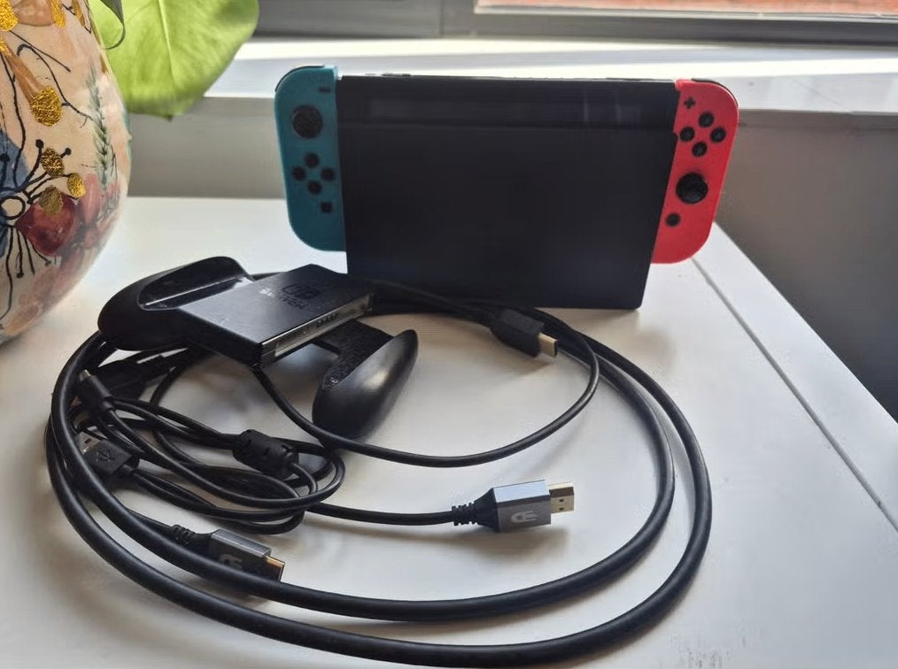 Nintendo Switch V1 (onpatched), Ophalen of Verzenden, Gebruikt, Met 2 controllers, Switch Original