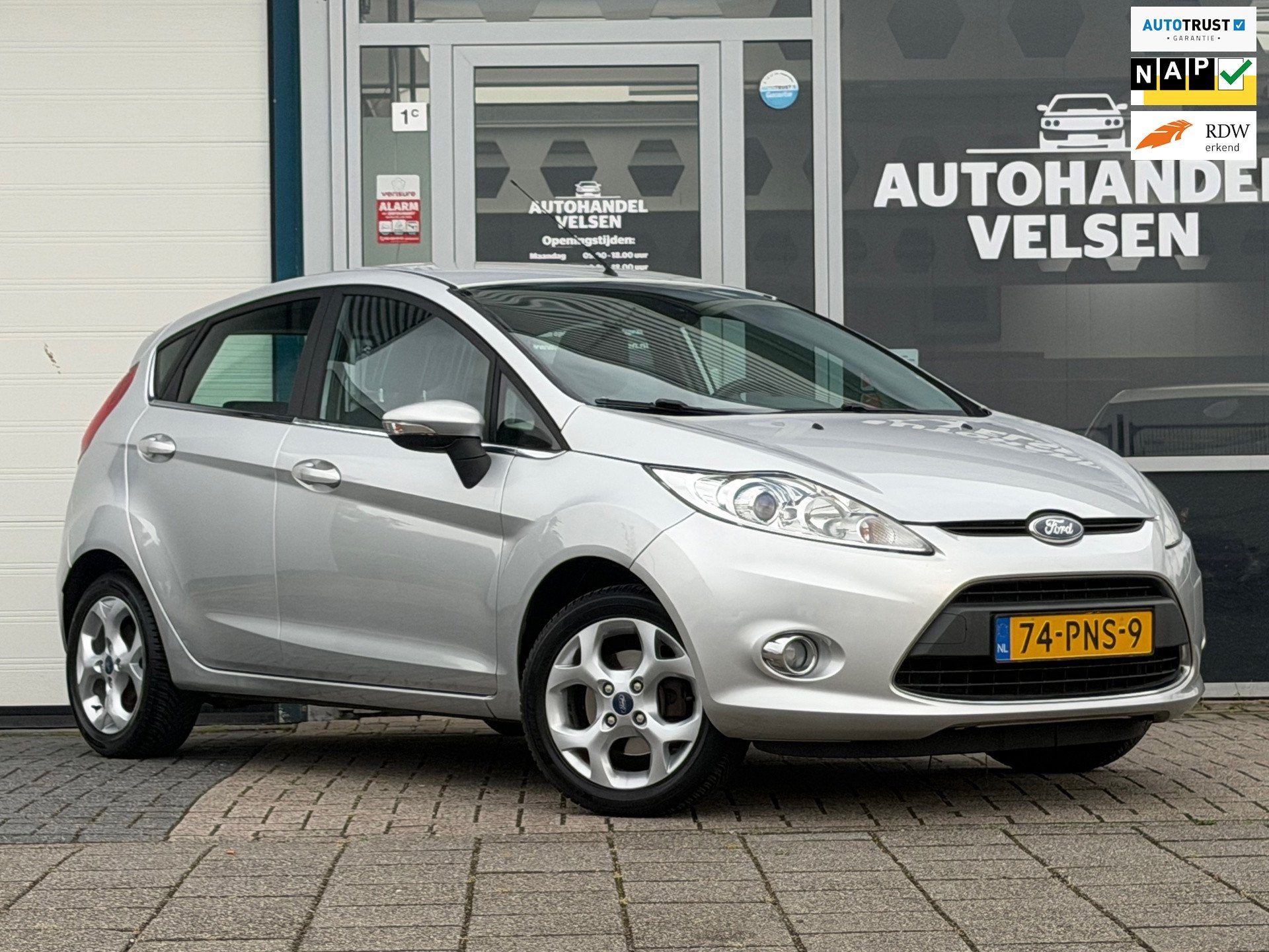 Ford Fiesta 1.25 Titanium Airco, Auto's, Voorwielaandrijving, Euro 5, 1242 cc, 82 pk