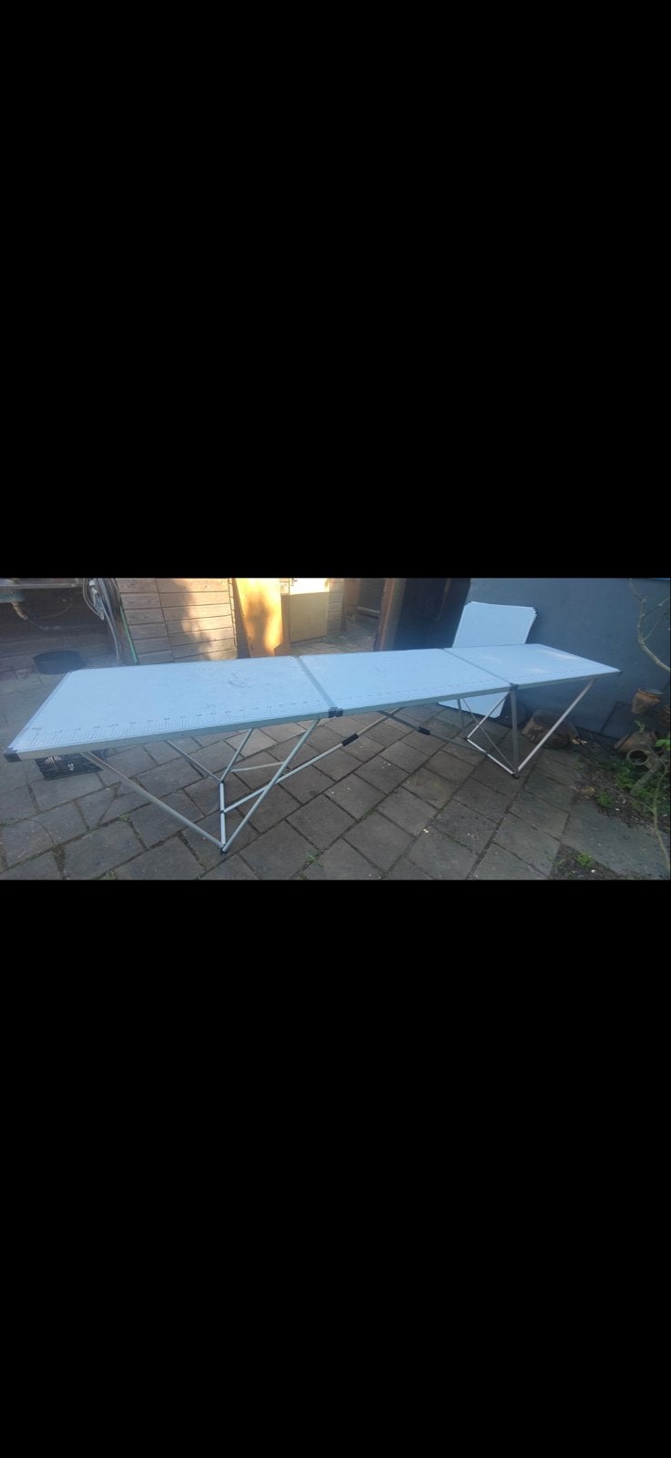 Behangtafel 3 meter - Opvouwbaar en stevig, Ophalen, Gebruikt