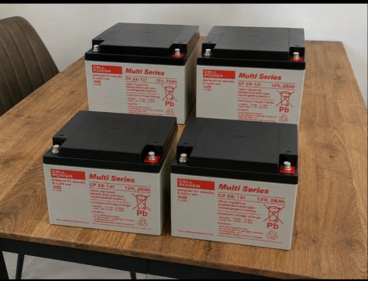 Nieuwe accu 12v 26amp, Ophalen of Verzenden, Nieuw
