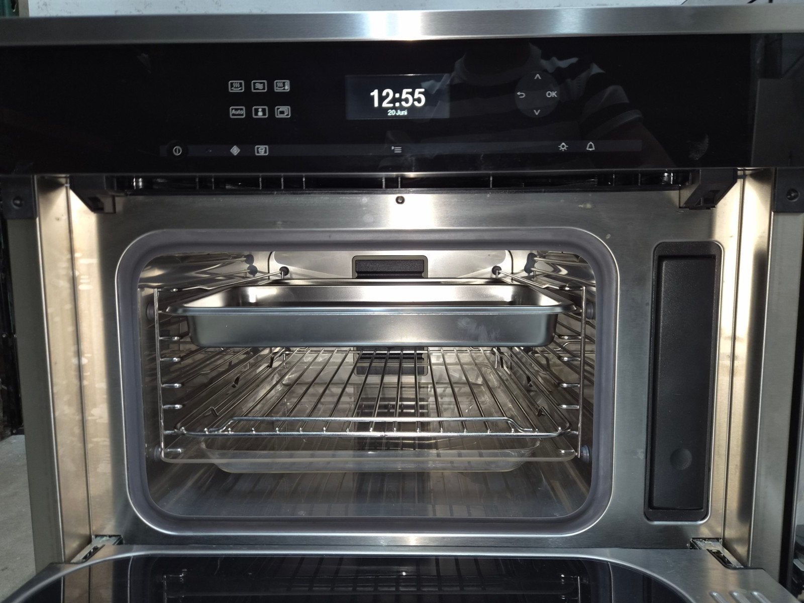 Miele DGM 6401 Combi-Stoomoven met Magnetron | 45 cm Inbouw, Combimagnetron, Ophalen of Verzenden, Zo goed als nieuw, Inbouw