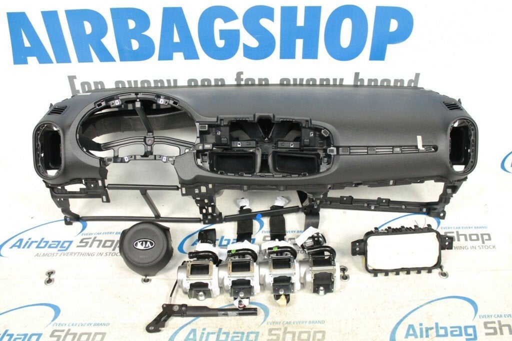 Airbag set - Dashboard zwart Kia Picanto (2017-heden), Gebruikt, Ophalen of Verzenden