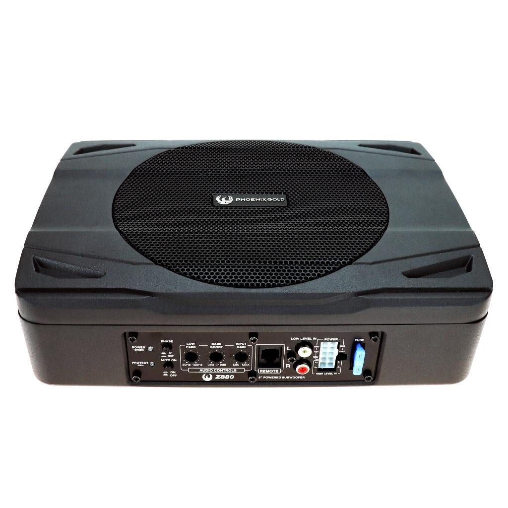 Phoenix Gold Z880 8" Compacte Aktieve Subwoofer, Auto diversen, Autospeakers, Nieuw, Verzenden
