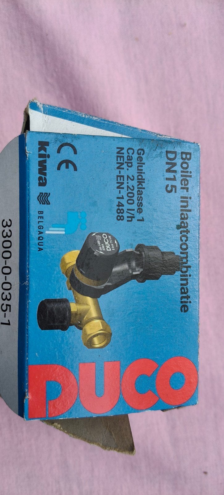 Duco Boiler Inlaatcombinatie DN15 - Nieuw in doos, Ophalen