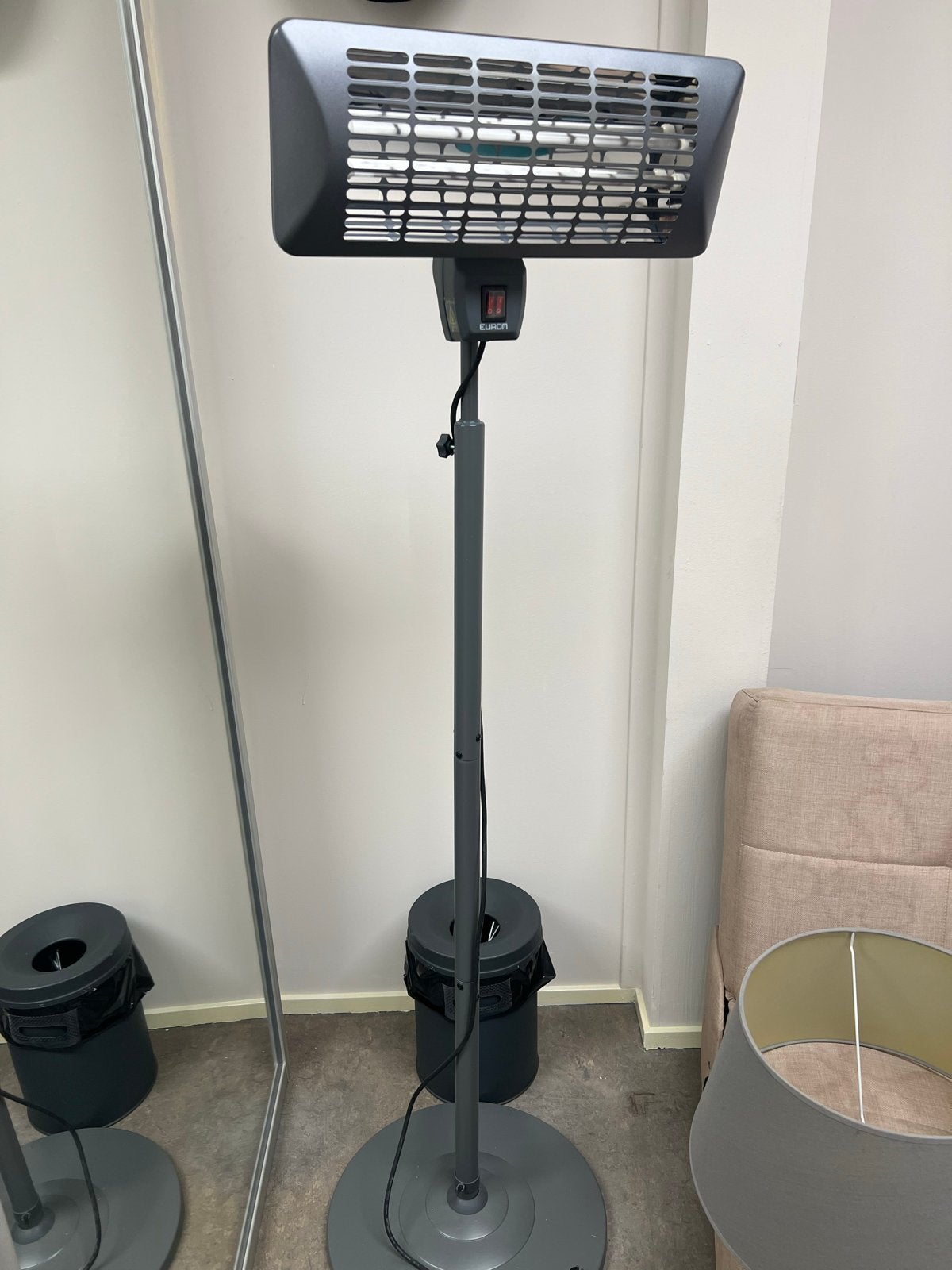 Eurom Q-time 2000S terrasverwarmer - Als nieuw, Ophalen, Kachel, Zo goed als nieuw, 60 tot 150 cm