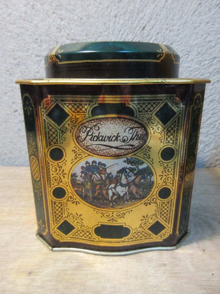 Vintage Pickwick blik, Verzamelen, Blikken, Ophalen of Verzenden, Gebruikt, Thee, Pickwick