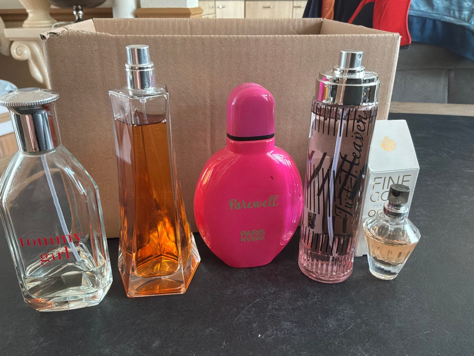Diverse parfumcollectie: Tommy Girl, Coty, Farewell, Heaven, Ophalen of Verzenden, Gebruikt