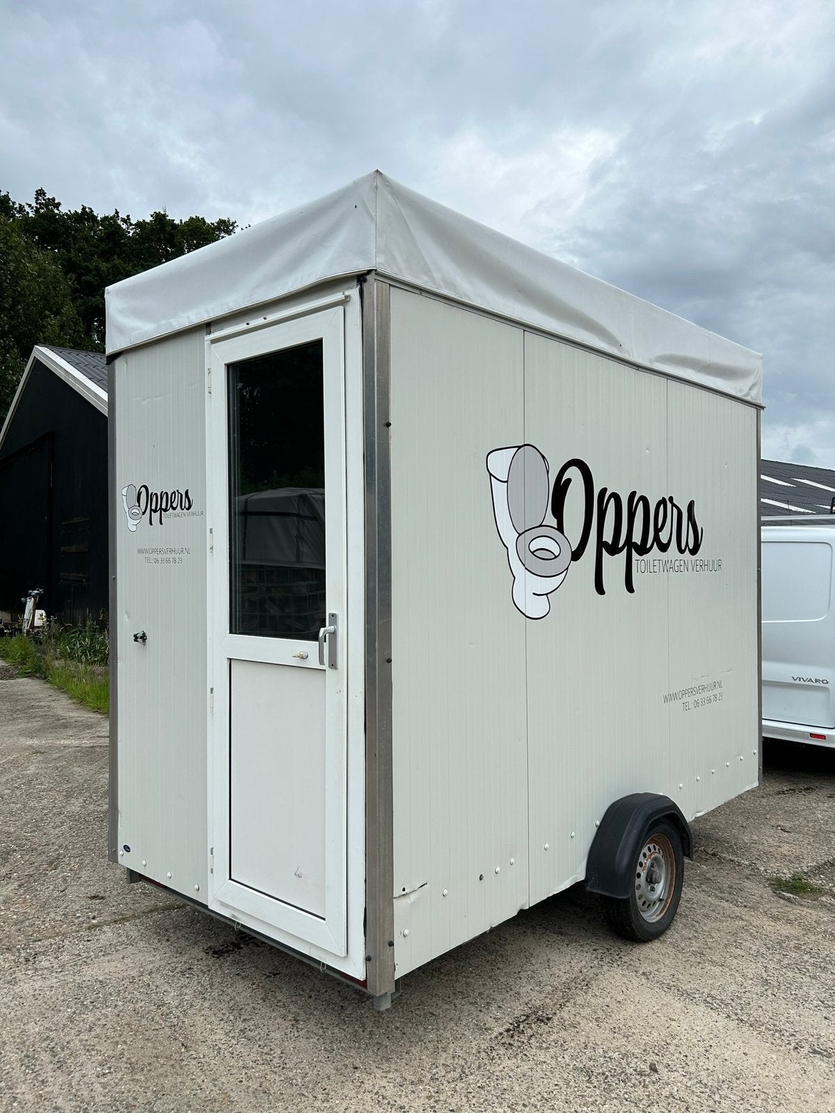 Toiletwagen te huur, Hobby en Vrije tijd, Ophalen of Verzenden, Zo goed als nieuw, Overige