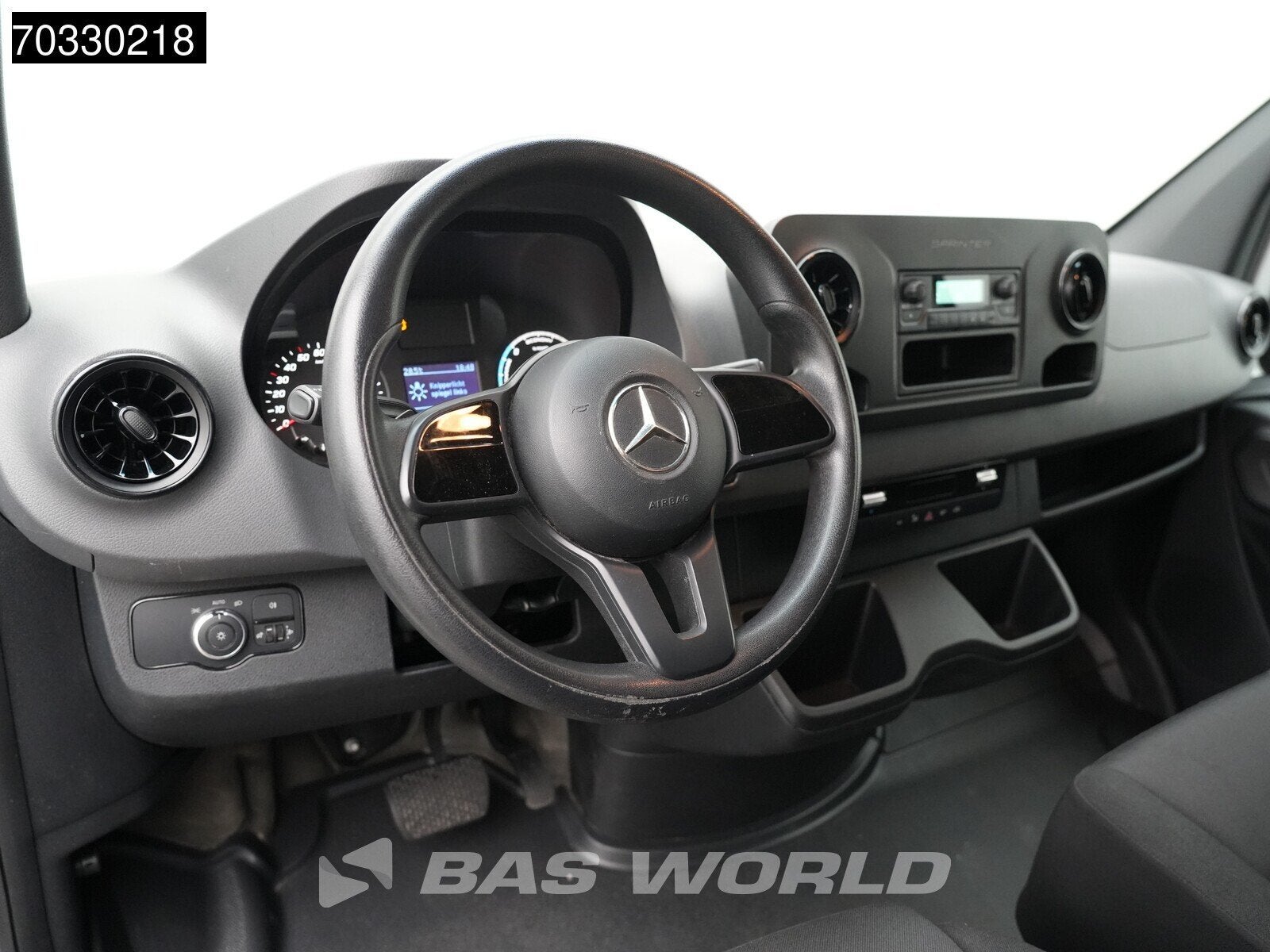 Mercedes eSprinter 312 112 L2H2 100% Elektrisch 55kWh 168km, Automaat, Stof, Gebruikt, Wit