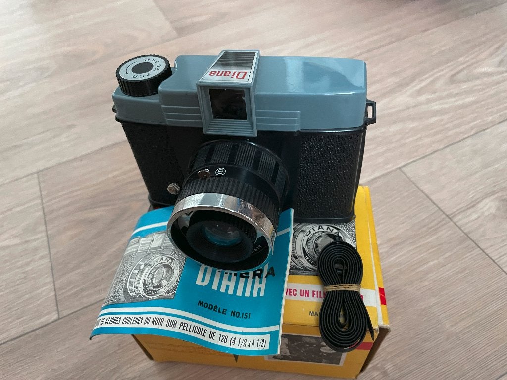 Diana fotocamera voor 120 rolfilm, Audio, Tv en Foto, Ophalen of Verzenden, Zo goed als nieuw, Compact, Overige Merken