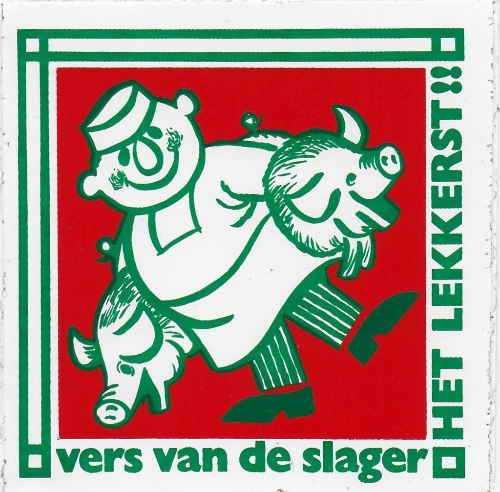 So16 sticker vers van de slager, Ophalen of Verzenden, Zo goed als nieuw, Bedrijf of Vereniging