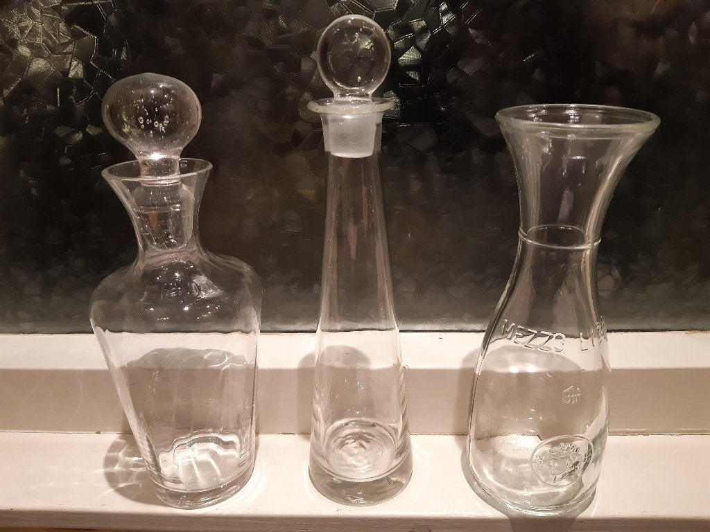 Karaf * 3 stuks voor 6 euro, Antiek en Kunst, Ophalen