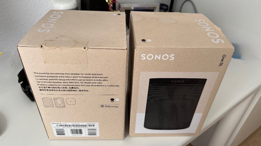 set Sonos One SL Nieuw in doos.