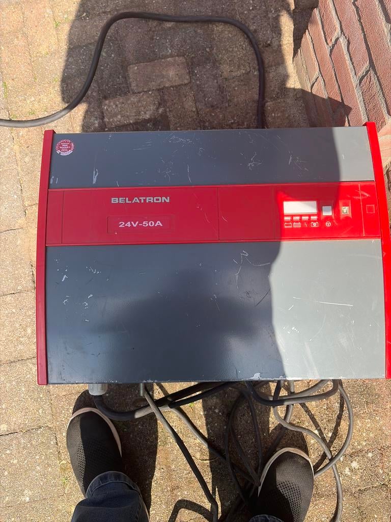 Belatron 24V-50A Acculader - Gebruikt, Ophalen, Gebruikt, Universele onderdelen