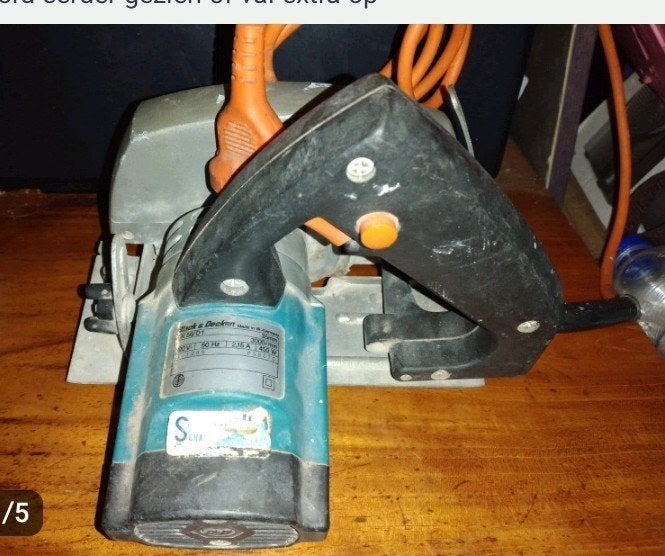 Black & Decker Cirkelzaag - Gebruikt maar functioneel, Gebruikt, Cirkelzaag, 600 tot 1200 watt, Ophalen of Verzenden