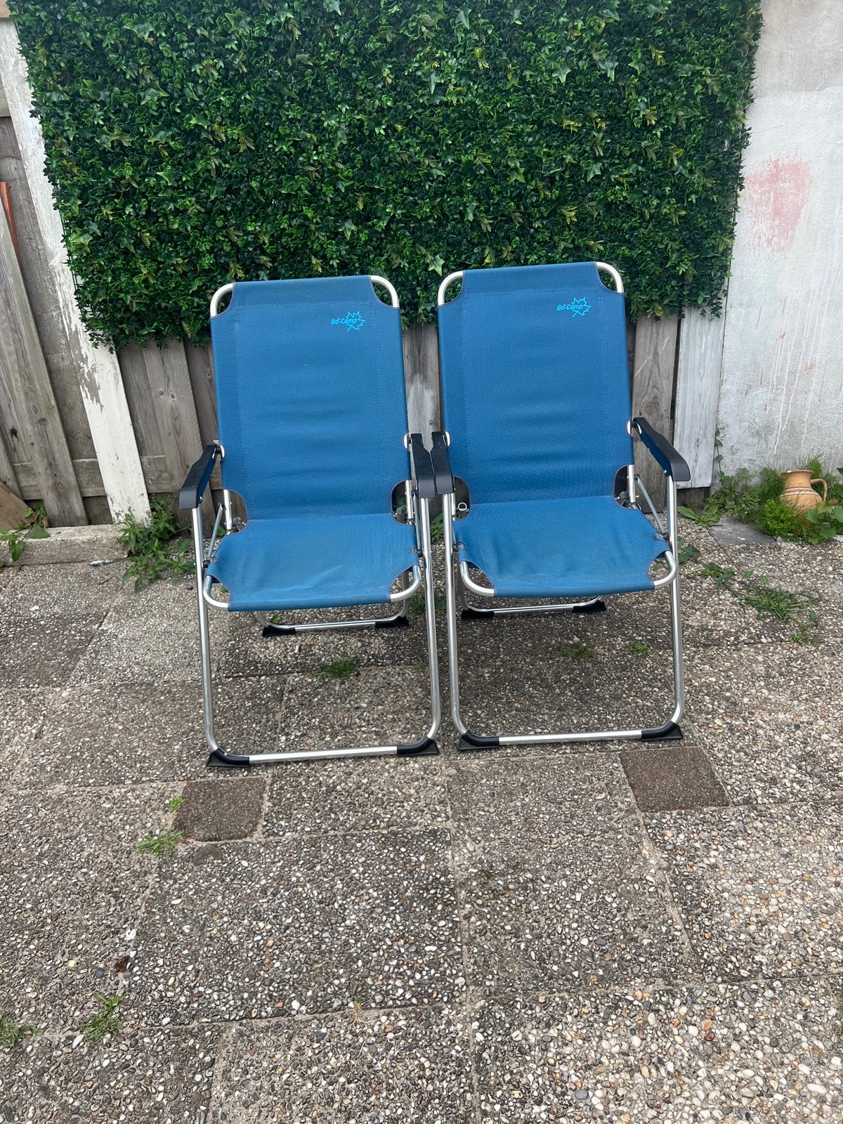 Bo-Camp campingstoelen (2 stuks), Caravans en Kamperen, Kampeermeubelen, Ophalen of Verzenden, Zo goed als nieuw, Campingstoel