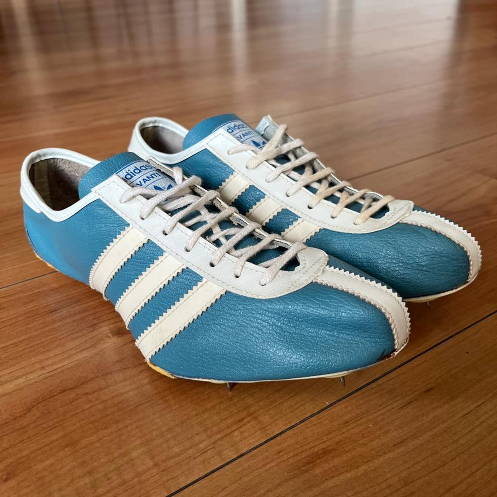 Vintage Adidas Avanti atletiekschoenen spikes 70s, Sport en Fitness, Ophalen of Verzenden, Zo goed als nieuw, Adidas