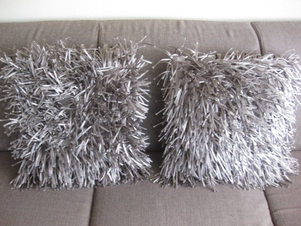 2 Dutch Decor kussenhoezen 50x50 cm. Set € 5,00, Overige kleuren, Ophalen of Verzenden, Zo goed als nieuw, Dutch Decor