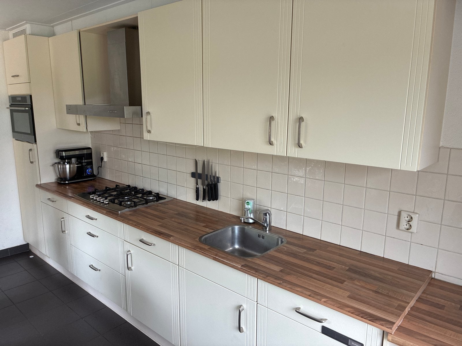 Complete Tweedehands Keuken met Pelgrim, Etna, Siemens appar, Ophalen, Gebruikt, Enkelwandige keuken, Hout