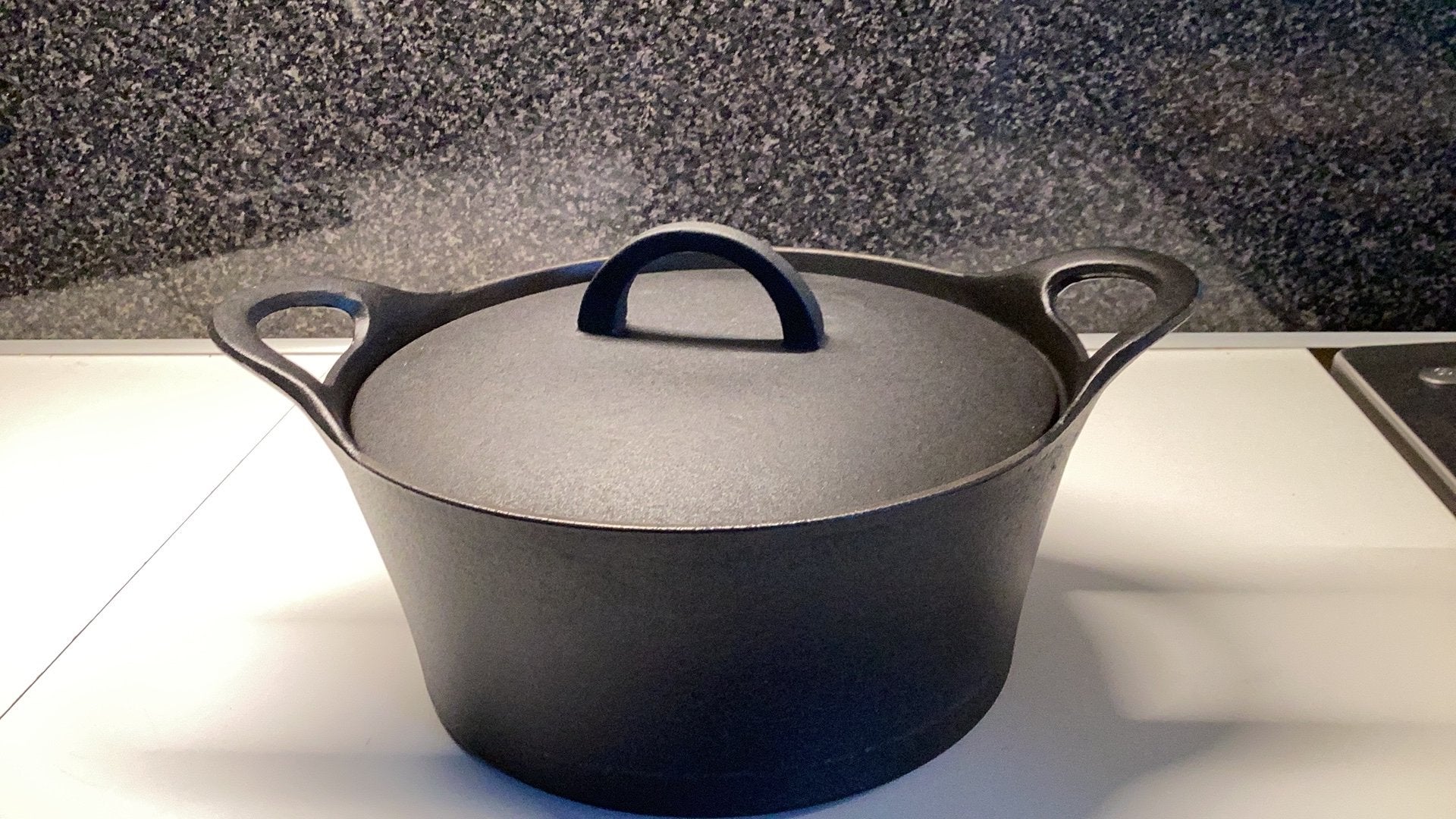 Gietijzeren braadpan Hackman diameter 25 cm, Ophalen, Zo goed als nieuw, Gietijzer