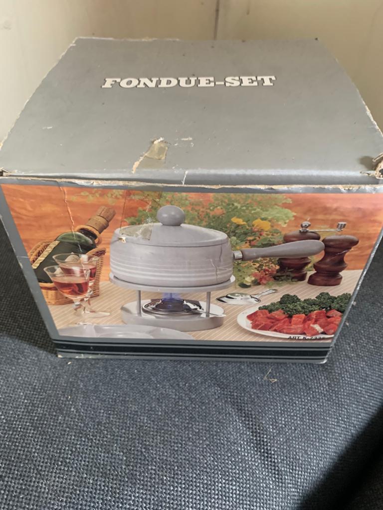 Fondueset nieuw in doos, Ophalen, Nieuw, Brander, Fondueset