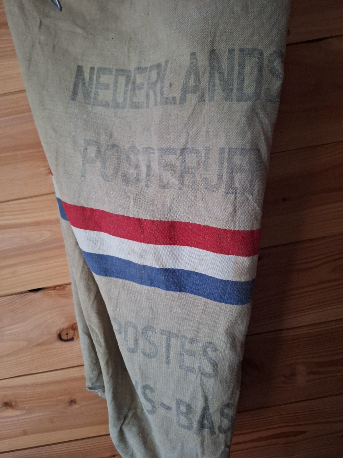 Vintage Nederlandse PTT Postzak - Authentiek en Decoratief, Ophalen of Verzenden, Gebruikt
