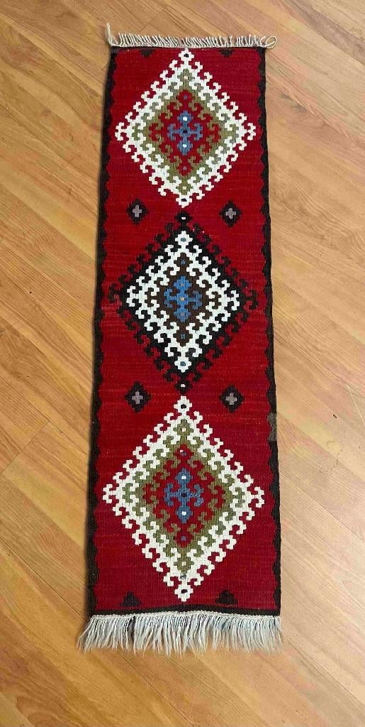 Kelim vintage kleed met ingestikte yoga mat 105/32 cm