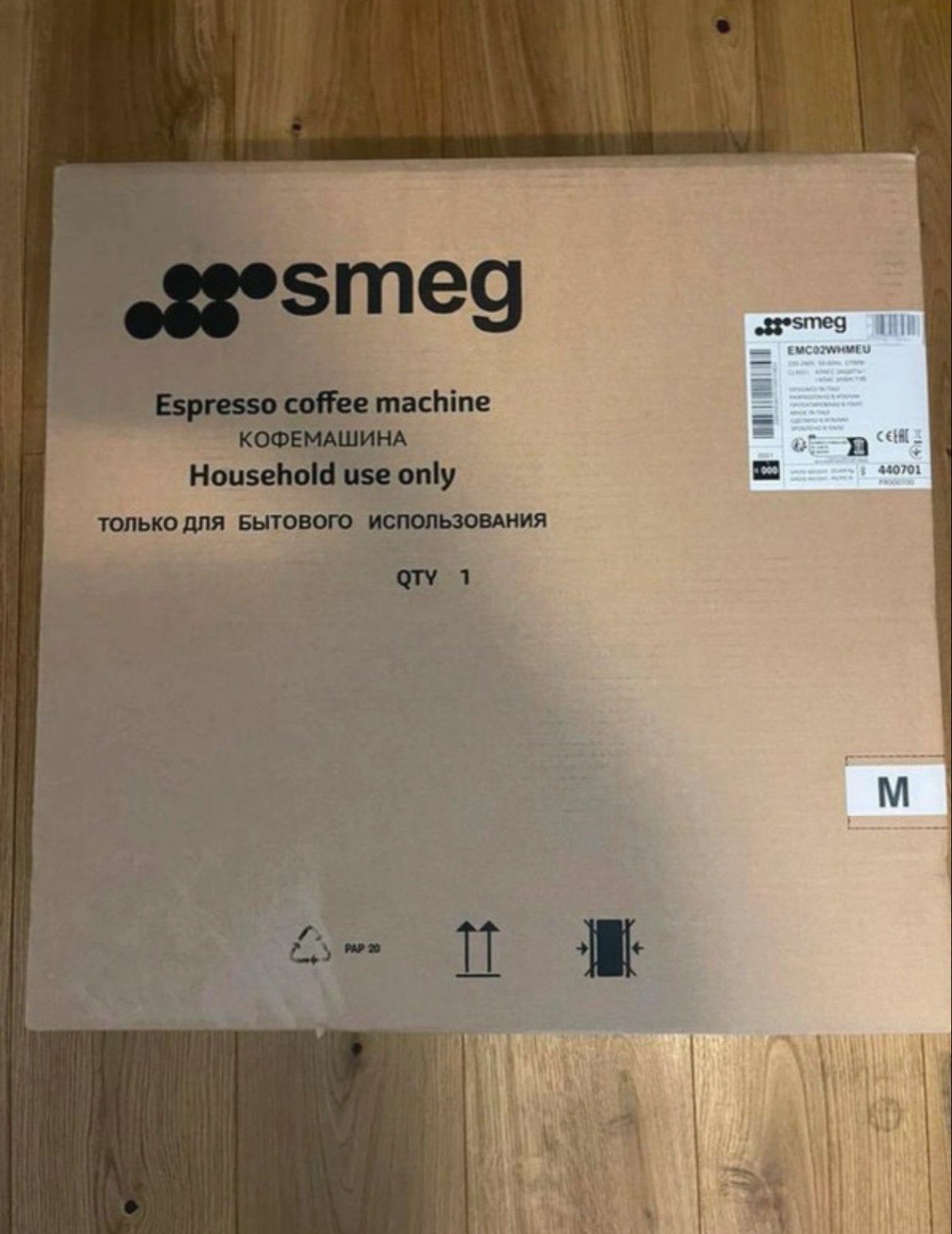 Smeg Espressomachine Mini Pro - Nieuw in Doos, Ophalen of Verzenden, Nieuw, Espresso apparaat, Gemalen koffie