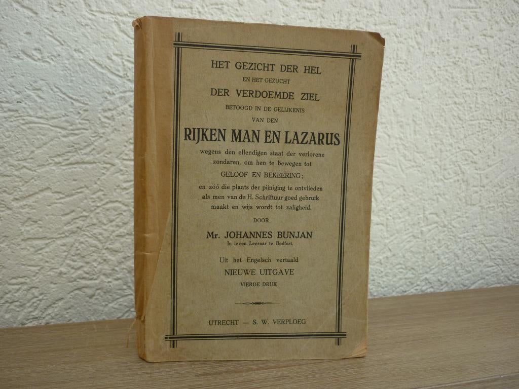 Mr. Johannes Bunjan - Rijken man en arme Lazarus, Boeken, Godsdienst en Theologie, Ophalen of Verzenden, Gelezen, Christendom | Protestants
