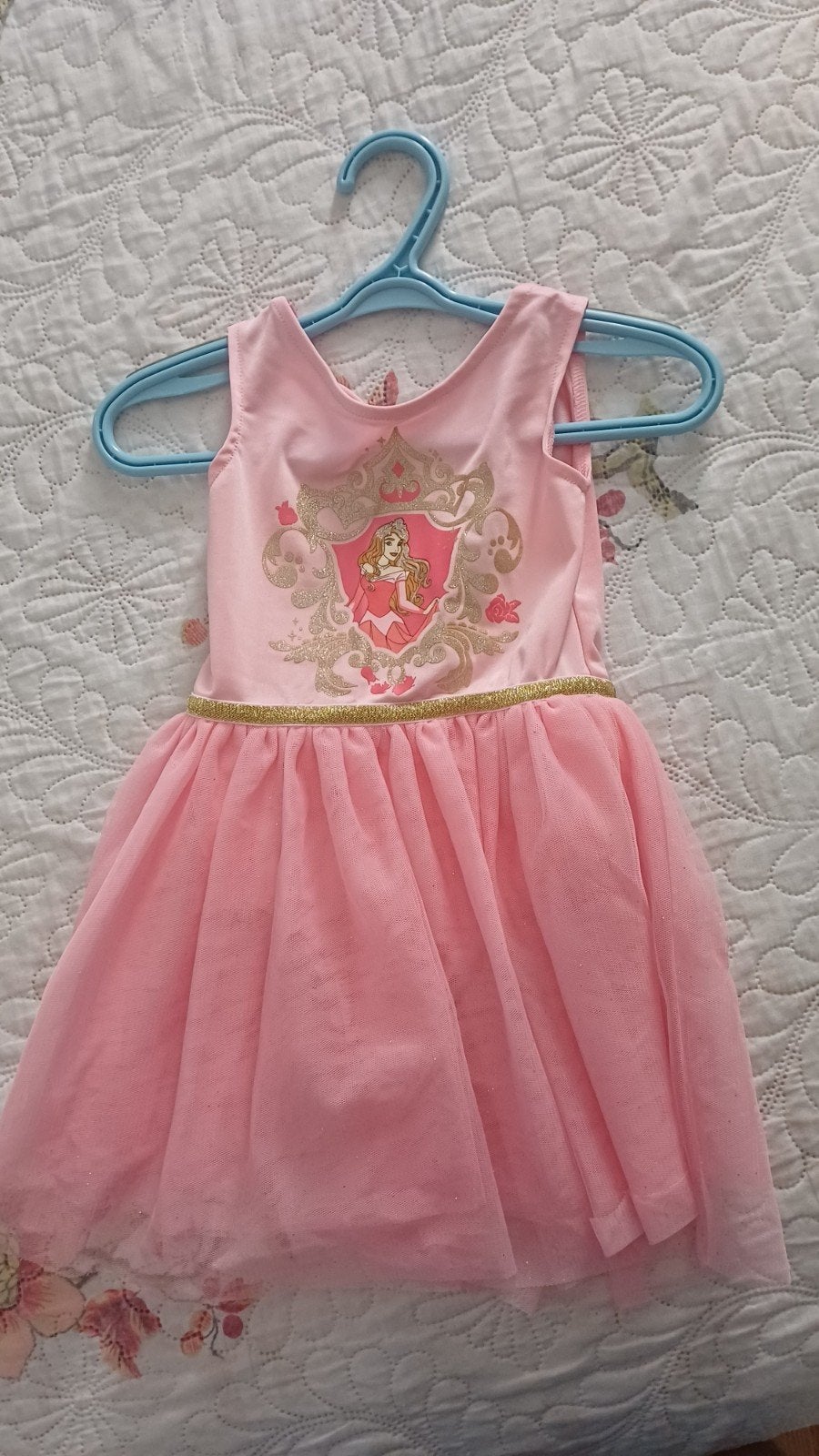 Roze prinsessenjurk maat 80, Kinderen en Baby's, Babykleding | Maat 80, Ophalen, Zo goed als nieuw, Meisje, Jurkje of Rokje