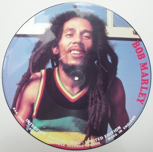 PICTURE LP BOB MARLEY LIMITED EDITION 1986, INTERVIEW UNIEK, Picture disc, LP, Verzenden, Zo goed als nieuw