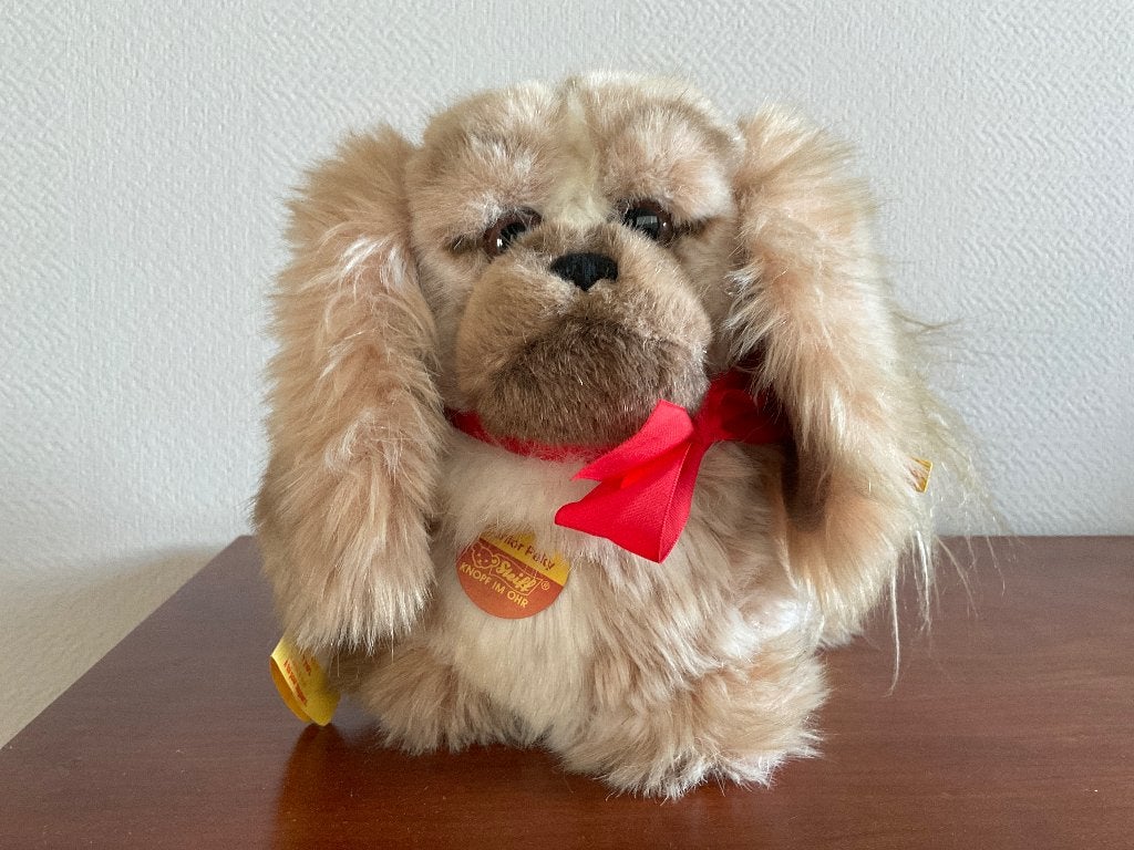 Steiff pekinees met alle certificaten, Ophalen of Verzenden, Zo goed als nieuw, Overige typen, Steiff