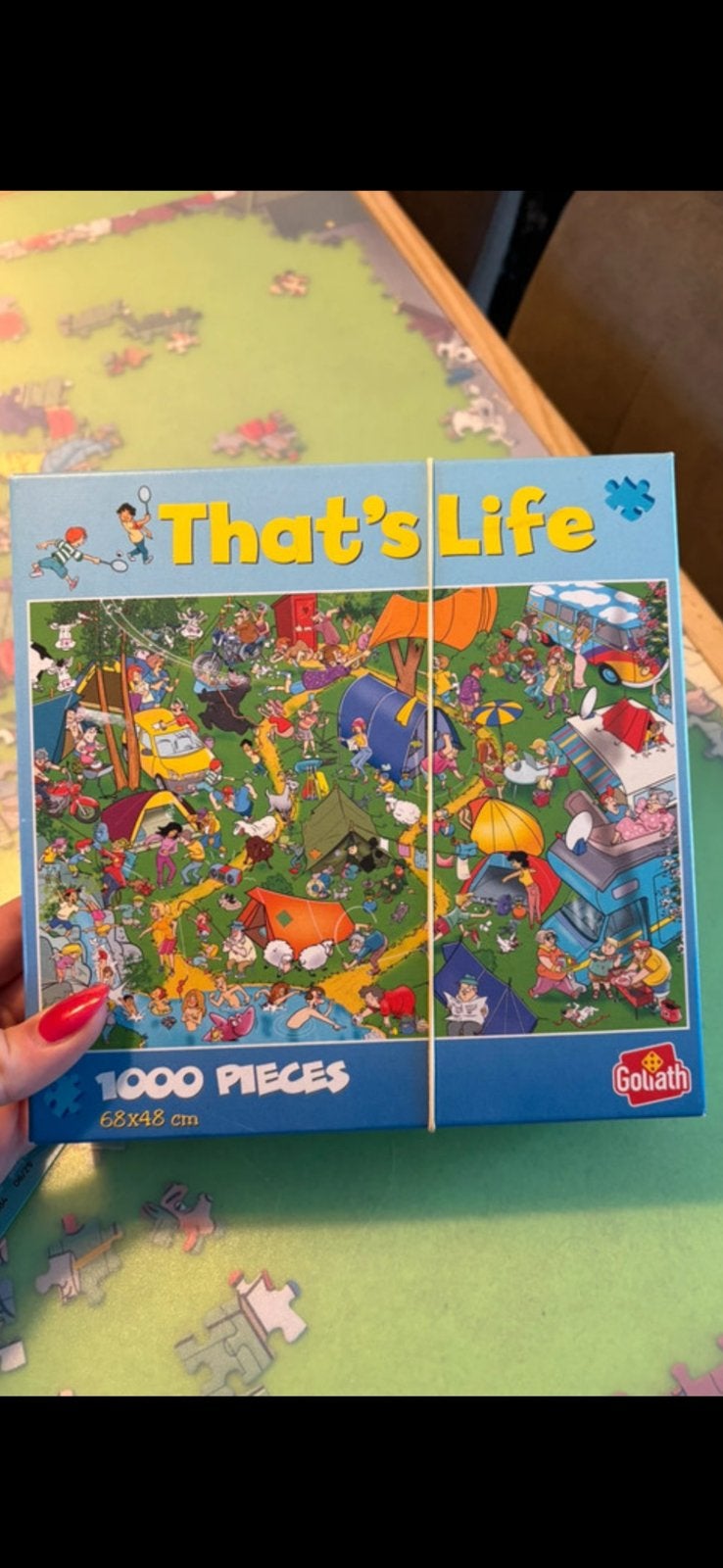 Puzzel 1000 stuks, Ophalen, 500 t/m 1500 stukjes, Zo goed als nieuw