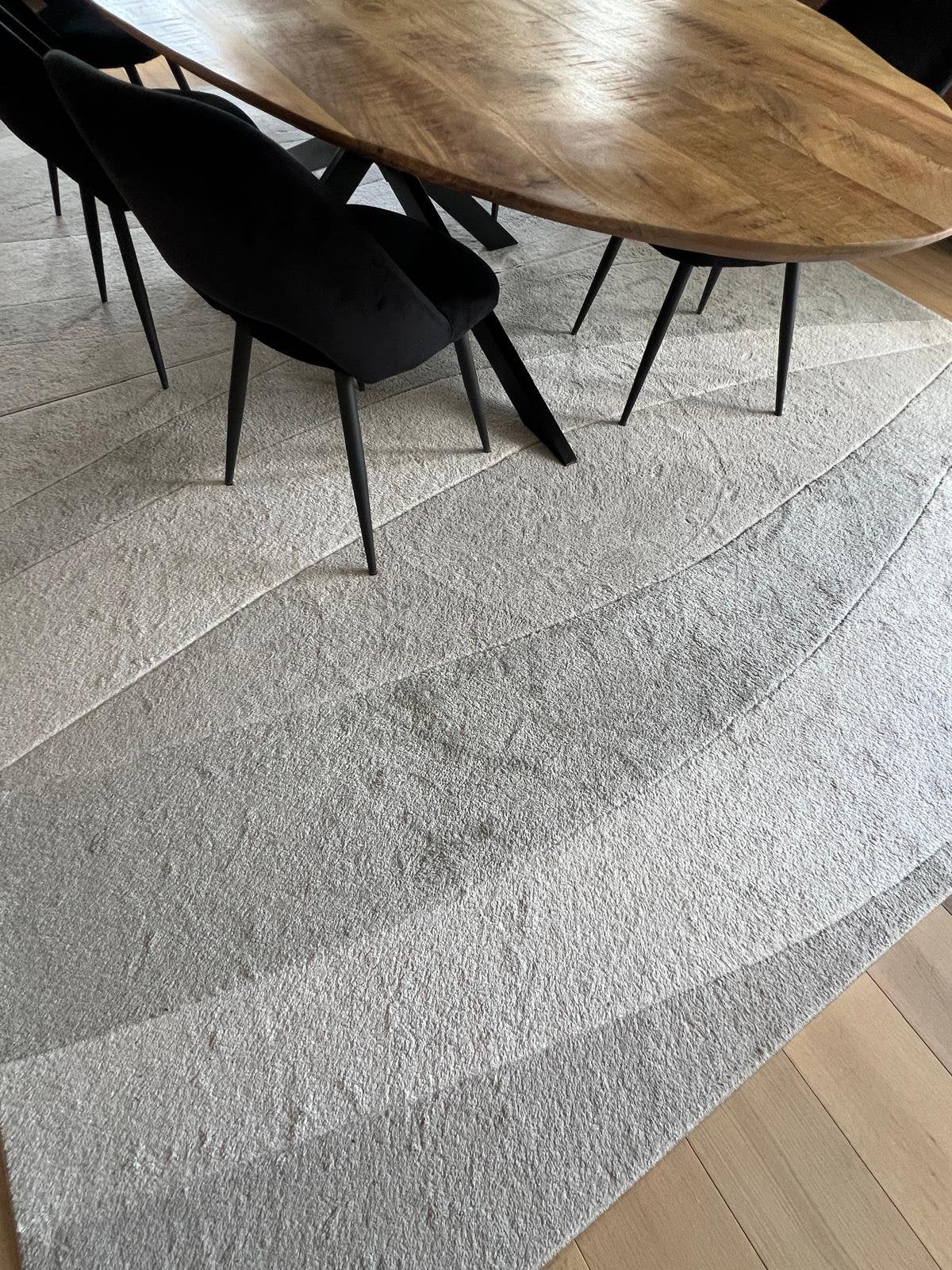 Vloerkleed 290x200 meter, beige/grijs 2 stuks beschikbaar, Ophalen, Beige, 200 cm of meer, Zo goed als nieuw