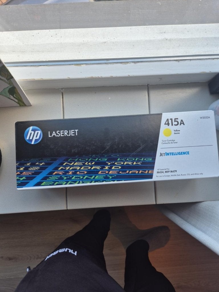 Originele HP 415A Geel Toner W2032A – Ongeopend, Computers en Software, Ophalen of Verzenden, Nieuw, Toner, HP